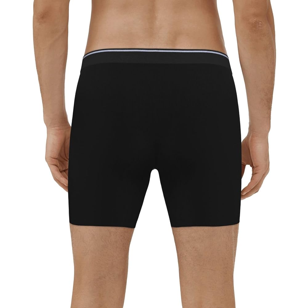 FXOMARLIN Japanese Kanji Samurai Bushido Long Boxer Briefs